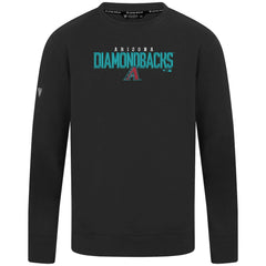 Arizona Diamondbacks Levelwear Mandate Carve Tri-Blend Sweatshirt - Black