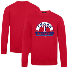 Texas Rangers Levelwear Zane Banner Arch Sweatshirt - Red