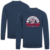 Washington Nationals Levelwear Zane Banner Arch Sweatshirt - Navy