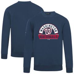 Washington Nationals Levelwear Zane Banner Arch Sweatshirt - Navy
