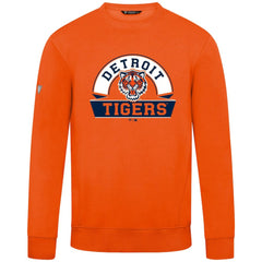 Detroit Tigers Levelwear Zane Banner Arch Sweatshirt - Orange