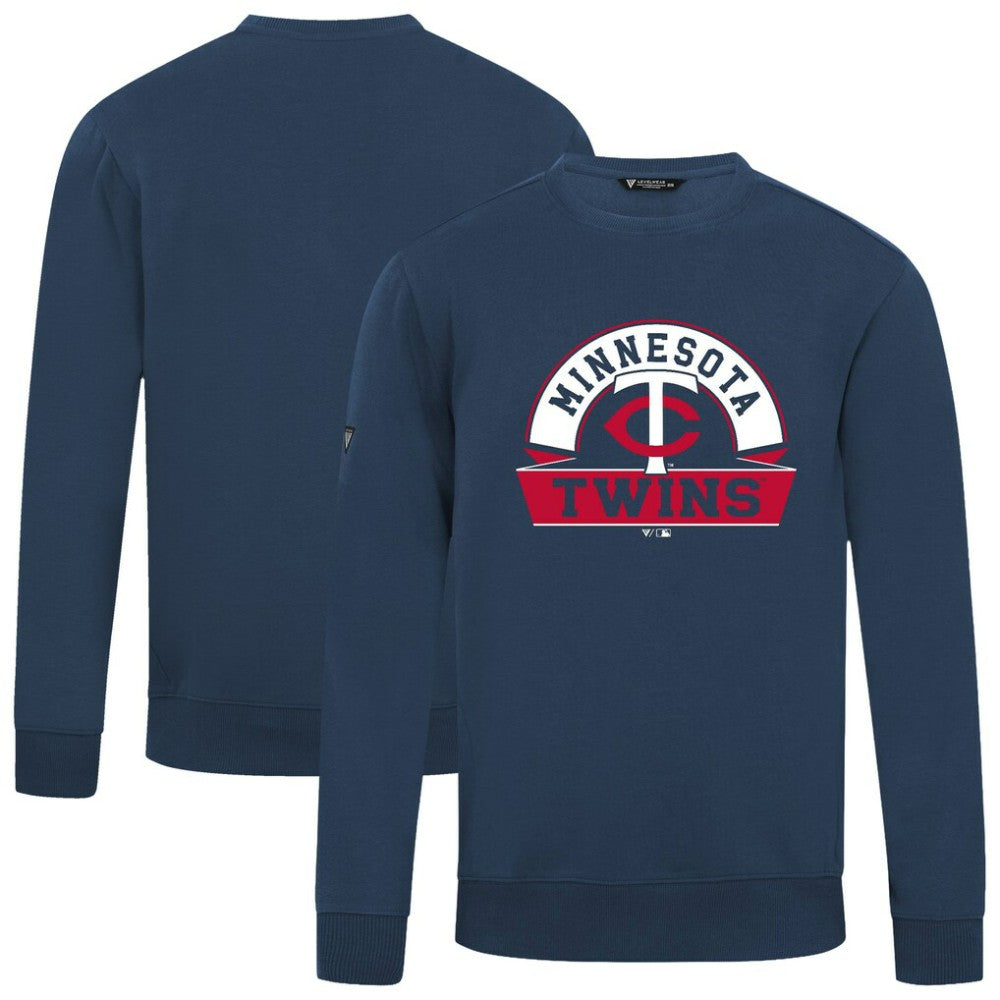 Minnesota Twins Levelwear Zane Banner Arch Sweatshirt - Navy