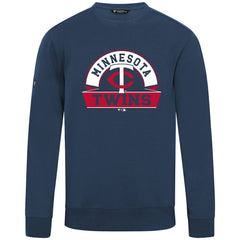 Minnesota Twins Levelwear Zane Banner Arch Sweatshirt - Navy
