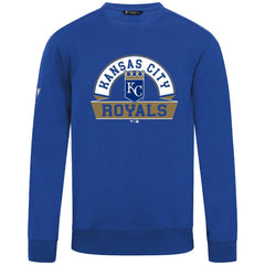 Kansas City Royals Levelwear Zane Banner Arch Sweatshirt - Royal