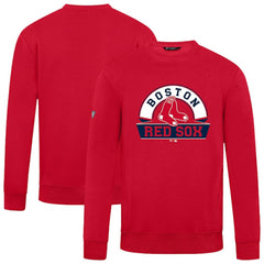 Boston Red Sox Levelwear Zane Banner Arch Sweatshirt - Red