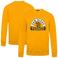 San Diego Padres Levelwear Zane Banner Arch Sweatshirt - Gold