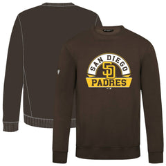San Diego Padres Levelwear Zane Banner Arch Sweatshirt - Brown
