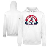 Atlanta Braves Levelwear Podium Banner Arch Hoodie - White