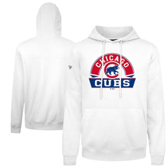 Chicago Cubs Levelwear Podium Banner Arch Hoodie - White