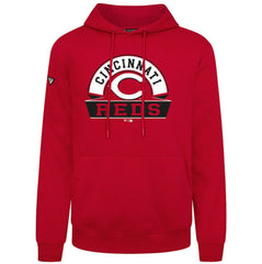 Cincinnati Reds Levelwear Podium Banner Arch Hoodie - Red