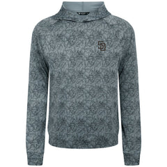 San Diego Padres Levelwear Albatross Raglan Hoodie - Gray