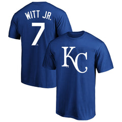 Bobby Witt Jr. Kansas City Royals Big & Tall Player Name & Number T-Shirt - Royal