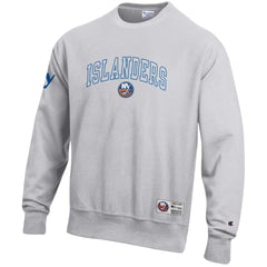 New York Islanders Champion Reverse Weave Fleece Sweatshirt Gray