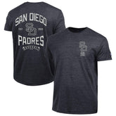 San Diego Padres Champion Vintage 3-Hit Tri-Blend T-Shirt - Black