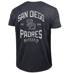 San Diego Padres Champion Vintage 3-Hit Tri-Blend T-Shirt - Black