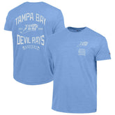 Tampa Bay Rays Champion Vintage 3-Hit Tri-Blend T-Shirt - Light Blue