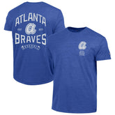 Atlanta Braves Champion Vintage 3-Hit Tri-Blend T-Shirt - Royal