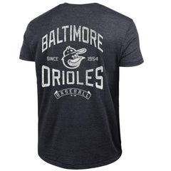 Baltimore Orioles Champion Vintage 3-Hit Tri-Blend T-Shirt - Black