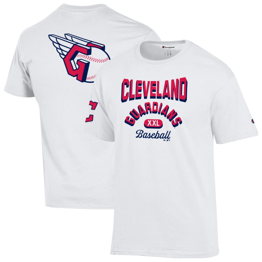 Cleveland Guardians Champion 3-Hit Jersey T-Shirt - White