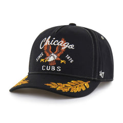 Chicago Cubs Keepsake Collection Adjustable Hitch Hat - Black | 47 brand