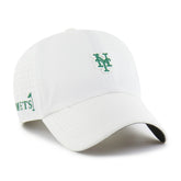 New York Mets Elevated Greens Clean Up Adjustable Hat - White | 47 brand