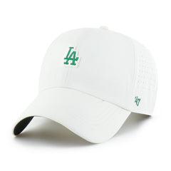 Los Angeles Dodgers Elevated Greens Clean Up Adjustable Hat - White | 47 brand