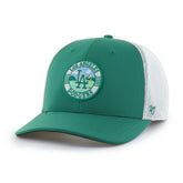 Los Angeles Dodgers Elevated Greens Adjustable Trucker Hat - Kelly Green/White | 47 brand
