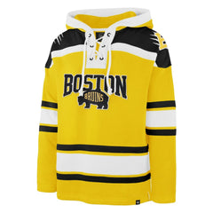 Boston Bruins '47 2026 NHL Stadium Series Superior Lacer Hoodie Gold