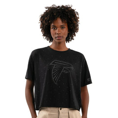 Atlanta Falcons Starter Women's Rhinestone Sprinkle Boxy Cropped T-Shirt - Black online