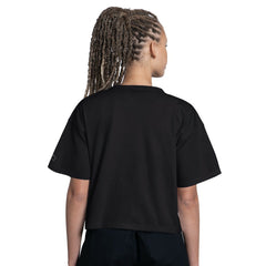 Carolina Panthers Starter Women's Rhinestone Sprinkle Boxy Cropped T-Shirt - Black for sale