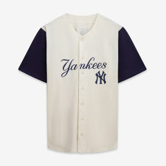 New York Yankees Profile Big & Tall Two-Color Fashion Jersey - Cream/Navy