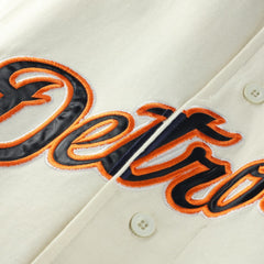 Detroit Tigers Profile Big & Tall Two-Color Fashion Jersey - Cream/Navy