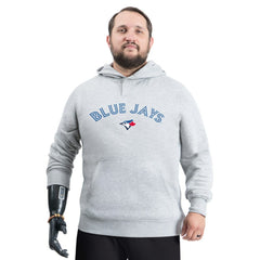 Toronto Blue Jays G-III Sports by Carl Banks Adaptive Lockup Fleece Hoodie - Gray