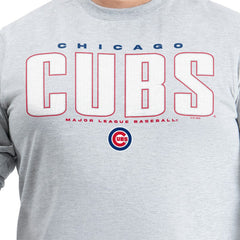 Chicago Cubs G-III Sports by Carl Banks Adaptive Long Sleeve T-Shirt - Gray