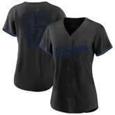 Shohei Ohtani Los Angeles Dodgers Profile Women's Plus Size Player Name & Number Fashion Jersey - Black