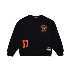 Philadelphia Flyers Mitchell & Ness Women's Vintage Crewneck Sweatshirt Black