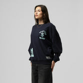 Seattle Kraken Mitchell & Ness Women's Vintage Crewneck Sweatshirt Deep Sea Blue