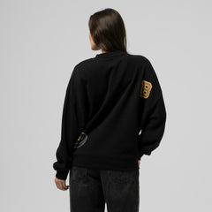 Boston Bruins Mitchell & Ness Women's Vintage Crewneck Sweatshirt Black