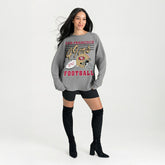 San Francisco 49ers Gameday Couture Women's Oversized Sweet Victory Corded Sweatshirt - Gray discount