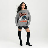 Chicago Bears Gameday Couture Women's Oversized Sweet Victory Corded Sweatshirt - Gray outlet