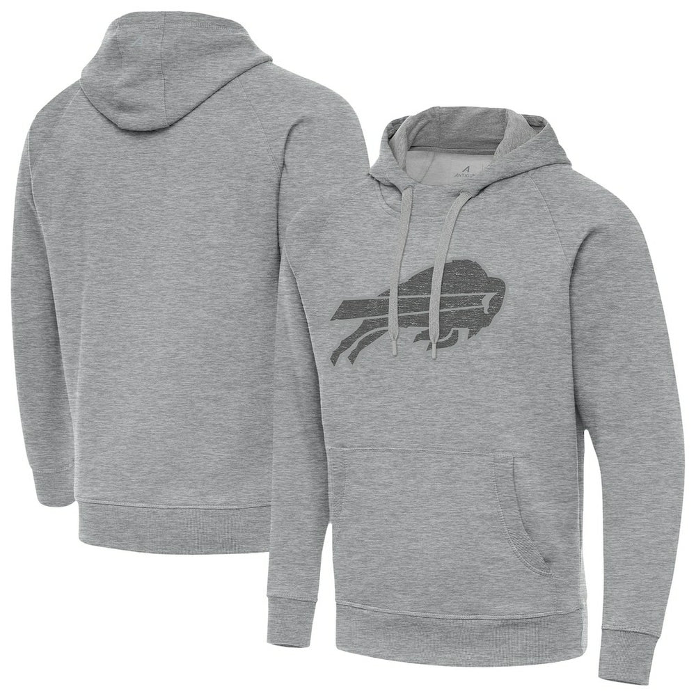 Buffalo Bills Antigua Victory Hoodie - Heather Gray for sale