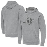 Miami Dolphins Antigua Victory Hoodie - Heather Gray for sale