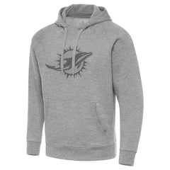 Miami Dolphins Antigua Victory Hoodie - Heather Gray for sale