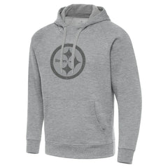 Pittsburgh Steelers Antigua Victory Hoodie - Heather Gray sale