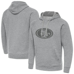 San Francisco 49ers Antigua Victory Hoodie - Heather Gray cheap