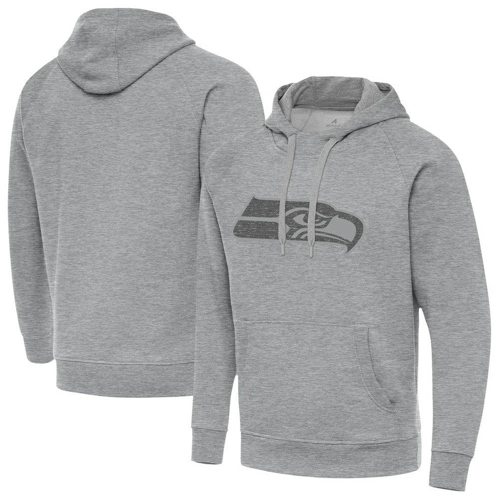 Seattle Seahawks Antigua Victory Hoodie - Heather Gray discount