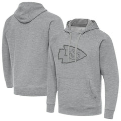 Kansas City Chiefs Antigua Victory Hoodie - Heather Gray outlet