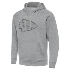 Kansas City Chiefs Antigua Victory Hoodie - Heather Gray outlet