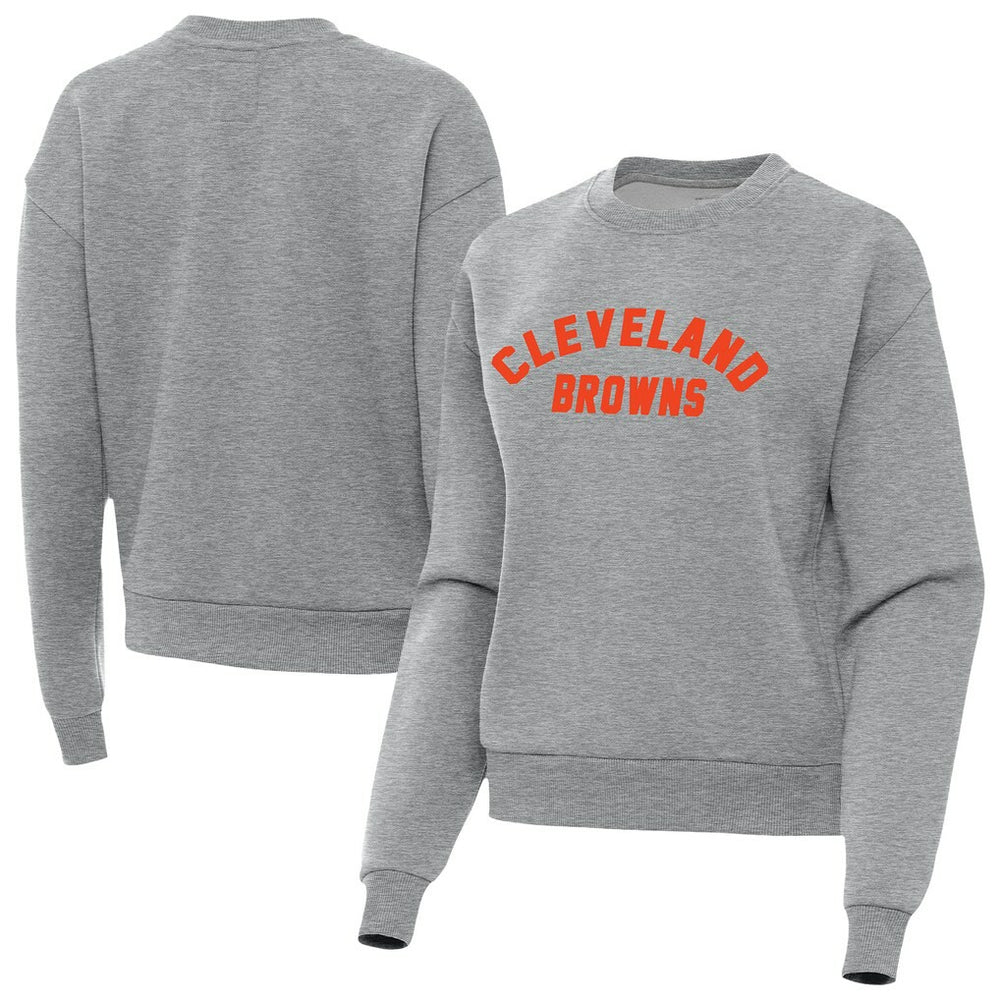 Cleveland Browns Antigua Women's Victory Sweatshirt - Heather Gray sale