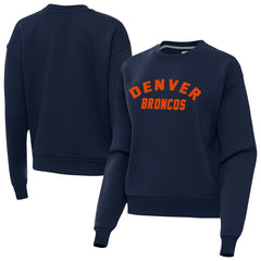 Denver Broncos Antigua Women's Victory Sweatshirt - Navy outlet